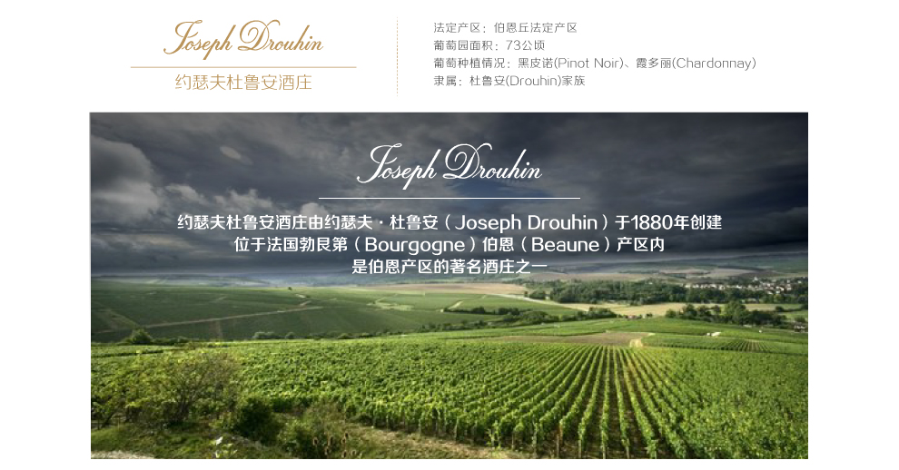 约瑟夫杜鲁安洛奇园干红葡萄酒20126868 joseph drouhin clos de