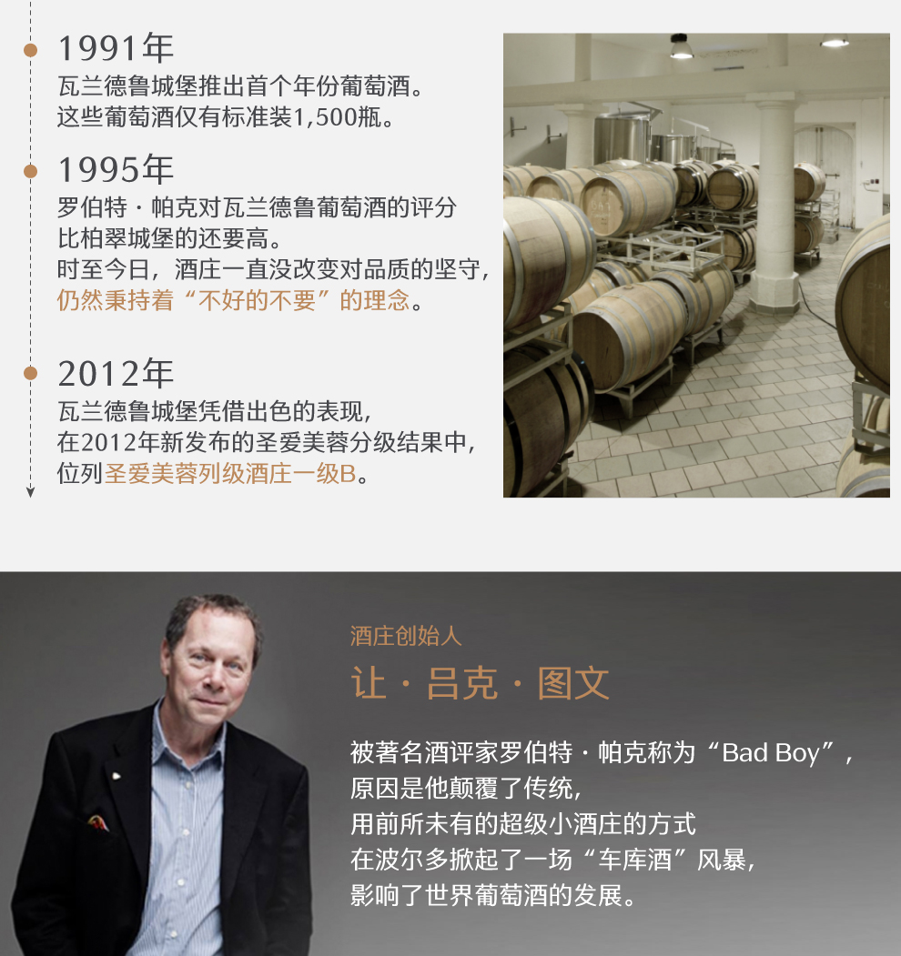 原装原瓶进口瓦兰德鲁城堡副牌干红葡萄酒2017 virginie de