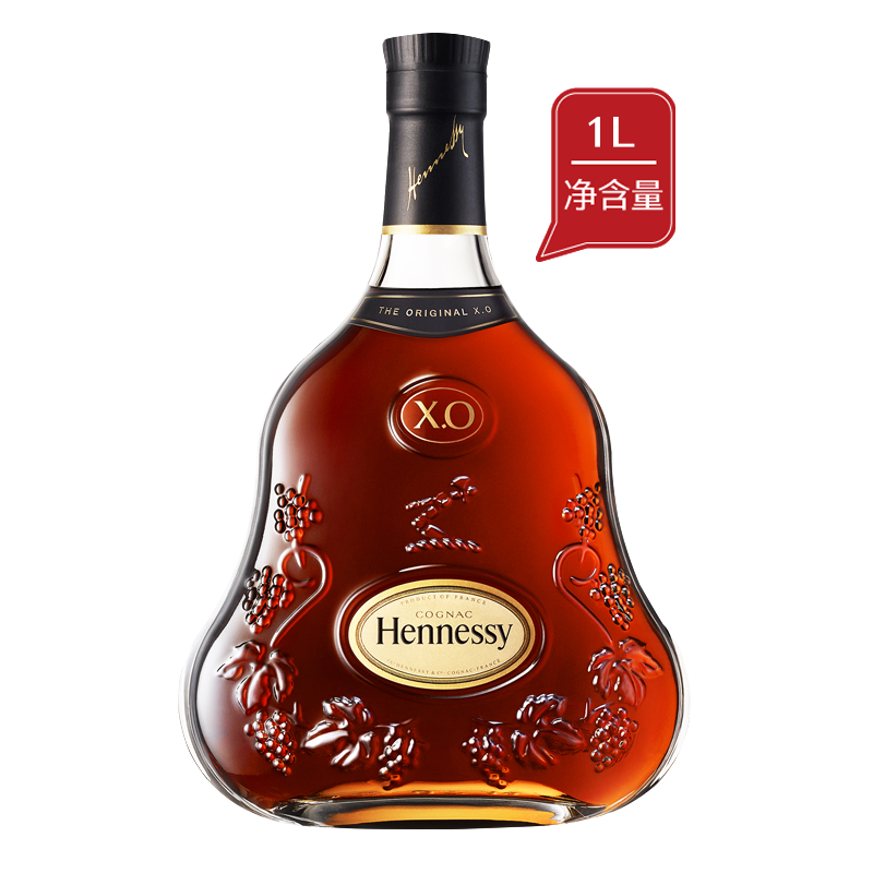 原装原瓶进口轩尼诗xo干邑白兰地(1l hennessy cognac xo(1l)