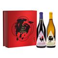 美国勃艮第风名庄 “时来运转”红白葡萄酒套装 礼盒双支装