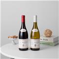 【双支尝鲜装】法国勃艮第大区干红干白葡萄酒